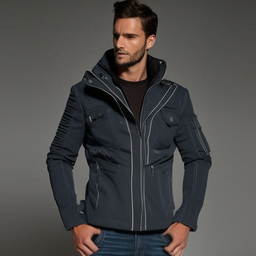 Tarikan resleting pakaian custom